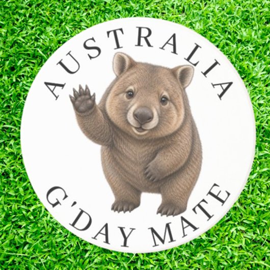 Wombat-Wildlife-Party Getränkeuntersetzer