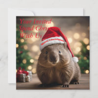 "Wombat Wonderland: Ein gemütlicher Weihnachtsaben