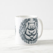 Wombat Wonderland Tasse" Kaffeetasse (VorderseiteRechts)