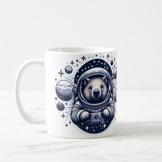 Wombat Wonderland Tasse" Kaffeetasse (Links)