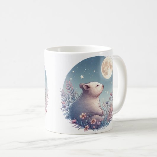 Wombat Wonderland Tasse" Kaffeetasse (VorderseiteRechts)