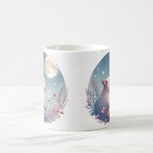Wombat Wonderland Tasse" Kaffeetasse (Mittel)