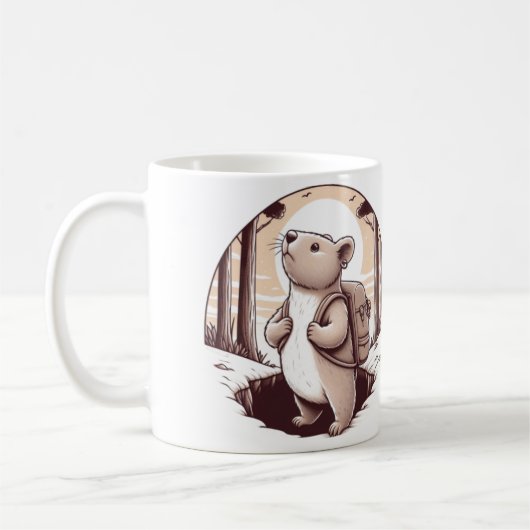 Wombat Wonderland Tasse" Kaffeetasse (Links)