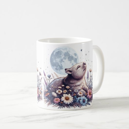 Wombat Wonderland Tasse" Kaffeetasse (VorderseiteRechts)