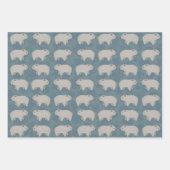 Wombat Wrapping Paper Sheets Geschenkpapier Set (Vorderseite 3)
