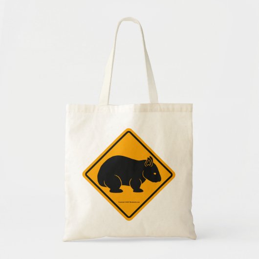 Wombat Zeichen (kein Text) Tragetasche (Vorne)