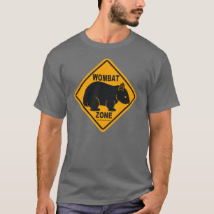 Wombat Zonen-Zeichen T-Shirt
