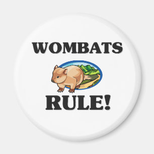 WOMBATS Regel! Magnet