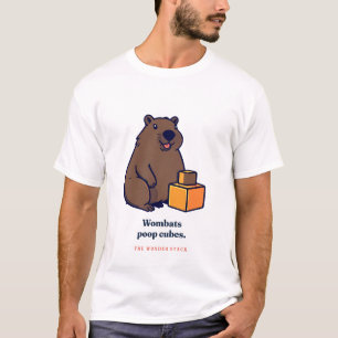 Wombats scheißen Würfel T-Shirt