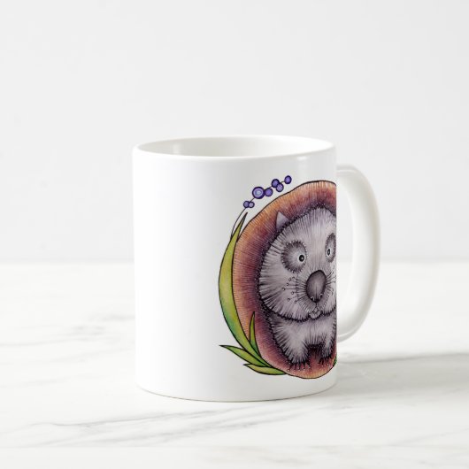 "Wombie" das wombat mug^ Kaffeetasse (VorderseiteRechts)