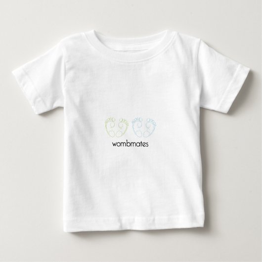 Wombmates Baby T-shirt (Vorderseite)