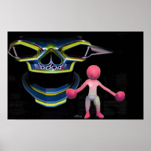 Wombo am Rande des Untergangs Ken Gage Poster (Vorne)