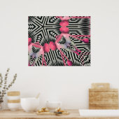 Wombo-Flagge des Unabhängigkeitssurrealismus Poster (Küche)