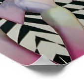 Wombo-Flagge des Unabhängigkeitssurrealismus Poster (Ecke)