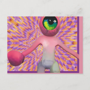 Wombo sieht den Surrealismus des leichten Pops Postkarte