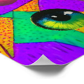 Wombo und der 7 Tote Augen Ken Gage Surrealismus Poster (Ecke)