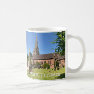Wombourne, Staffordshire Kirche an einem Kaffeetasse