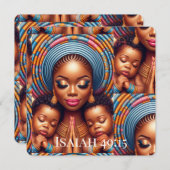 Women and child Isaiah 49:15: Einladung (Vorne/Hinten)