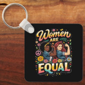 Women Are Equal Schlüsselanhänger (Vorderseite)