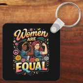 Women Are Equal Schlüsselanhänger (Rückseite)