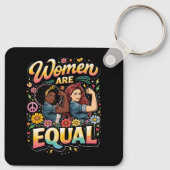 Women Are Equal Schlüsselanhänger (Rückseite)