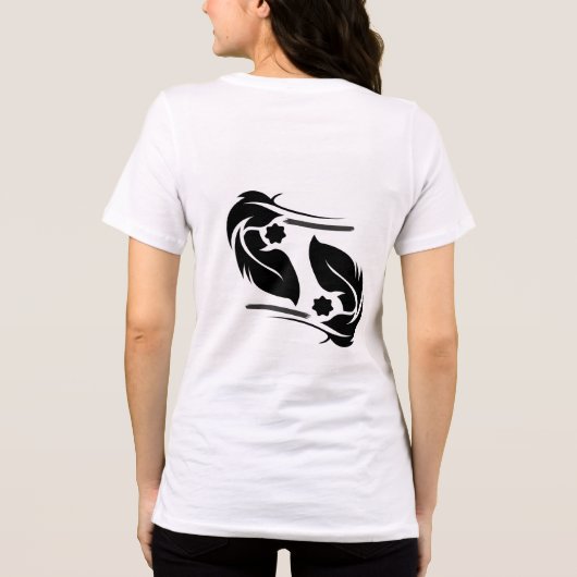 Women Basic T-Shirt Tri-Blend Shirt (Rückseite)