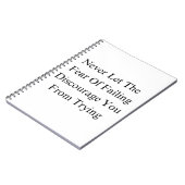 Women Basketball Team Inspiration Zitat Notizblock (Linke Seite)