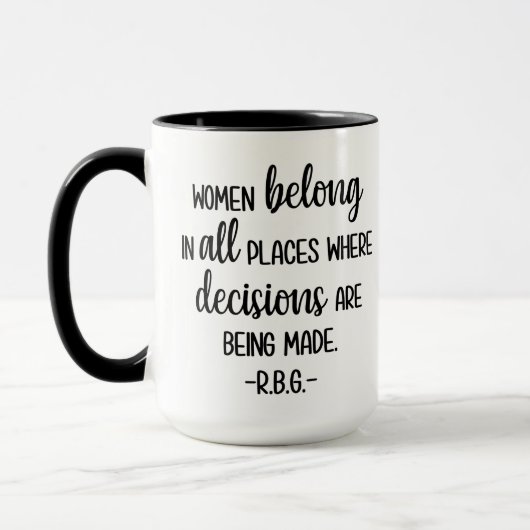 Women belong in all places where decisions tasse (Links)