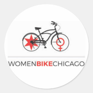 Women Bike Chicago - Cruiser Design Sticker