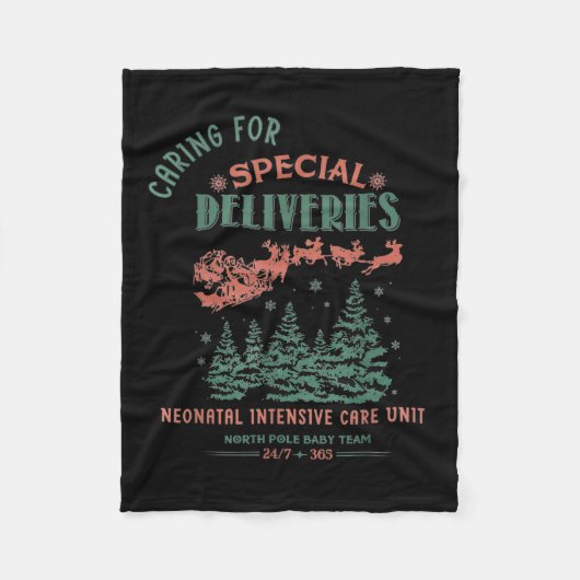 Women Caring For Special Deliveries Nicu Nurse Chr Fleecedecke (Vorderseite)