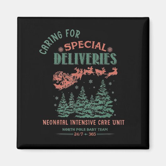 Women Caring For Special Deliveries Nicu Nurse Chr Magnet (Vorne)