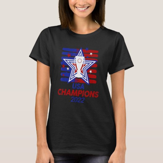 Women Championship Usa 2022 Champions Soccer Footb T-Shirt (Vorderseite)