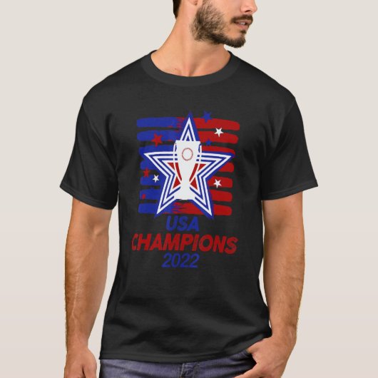 Women Championship Usa 2022 Champions Soccer Footb T-Shirt (Vorderseite)