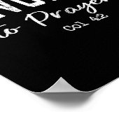 Women Christian Shirts Devoted To Prayer Bible Wor Poster (Ecke)