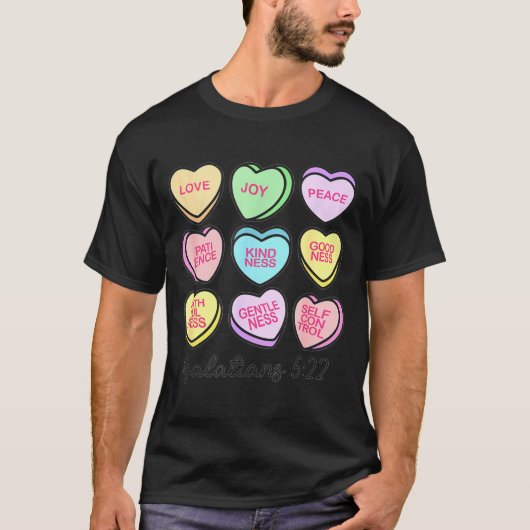 Women Christian Valentine Galatians Conversation H T-Shirt (Vorderseite)