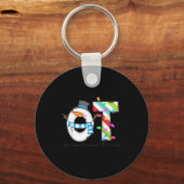 Women Christmas Occupational Therapy Ot Ota Snowma Schlüsselanhänger (Vorderseite)