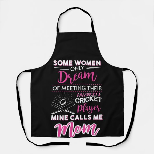 Women Cricket Funny Schürze (Vorderseite)