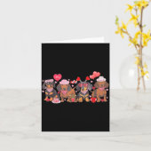 Women Dachshund Valentine’s Day Sausage Dog Bandan Karte (Gelbe Blume)