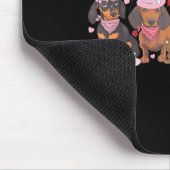 Women Dachshund Valentine’s Day Sausage Dog Bandan Mousepad (Ecke)