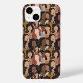 Women Diversity Grid iPhone Case (Rückseite)