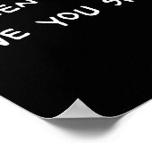 Women Dont Owe You Sht  Poster (Ecke)