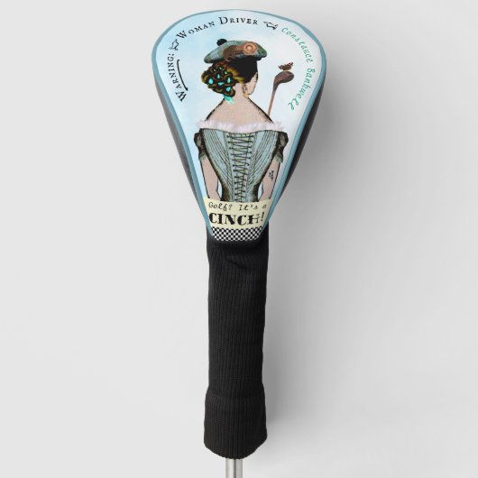 'Women Driver' Lady's Golf Head Cover Headcover (Vorderseite)