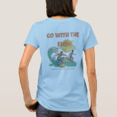 Women Energy Flow Lessons Learn T Shirt  (Rückseite)