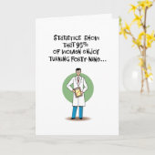 Women Enjoy Turning 49 Karte (Gelbe Blume)