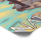 Women Fly Fishing - Glacier National Park, MT Poster (Ecke)