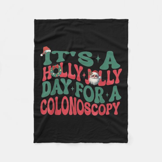 Women Gi Nurse Christmas Endoscopy Technician Endo Fleecedecke (Vorderseite)