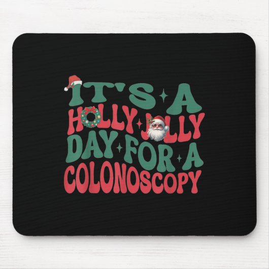 Women Gi Nurse Christmas Endoscopy Technician Endo Mousepad (Vorne)