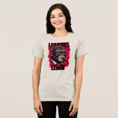 Women Gorilla Boss Lessons Learn T Shirt  (Vorderseite voll)