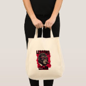 Women Gorilla Boss Lessons Learn Tote Bag Tragetasche (Vorderseite (Produkt))