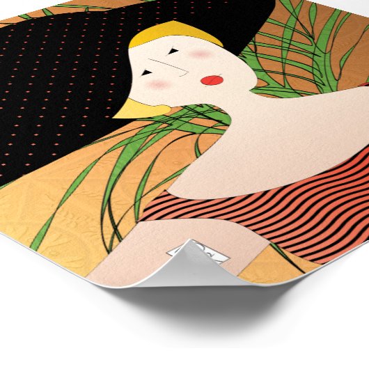 Women Hats Brimmed Poster (Ecke)